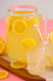homemade lemonade with simple syrup