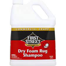 first street rug shoo dry foam