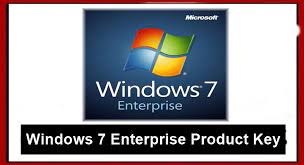 windows 7 enterprise key serial