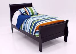 louis philippe twin size bed black