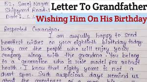 his 80th birthday letter writing