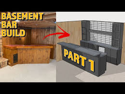 Demo And Design Basement Bar Build
