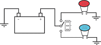 Staircase wiring connection using 2 two way switches and intermediate switch to control a light point from three different places. Understanding Toggle Switches