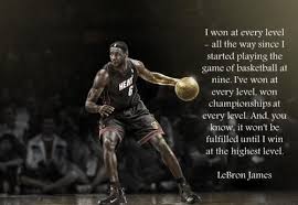 Lebron James Quote | LeBron James | Pinterest | Lebron James, Hip ... via Relatably.com