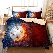 wajade baseball comforter set boys
