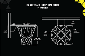 basketball hoop heights rim height by