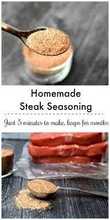Kitchen Tip! Make your own Easy Homemade Steak Seasoning! Perfect on steak,  pork, chicken, potatoes and mo… | Season steak recipes, Steak seasoning,  Homemade spices
