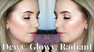 dewy glowy radiant makeup for pale