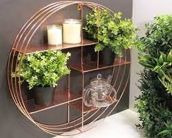 New Rose Gold Ring Wire Shelf Floating