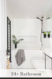 34 White Shower Tile Ideas Bright