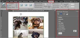 photo collage in microsoft word