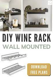 Wall Mounted Wine Rack Plans Making