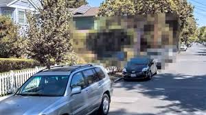 some houses blurred out on google maps