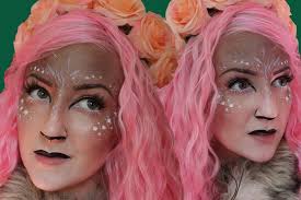 fawn satyr fantasy makeup tutorial for