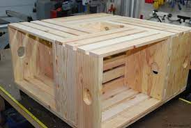 Wood Crate Coffee Table Woodlogger