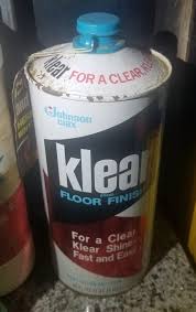 klear floor finish sc johnson wax