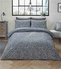 grey leopard print duvet sets quilt