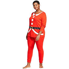 Wondershop Womens Plus Size 2 Piece Holiday Pajama Set