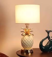 brass pineapple table lamp by