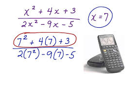 Calculator Use With Algebra Expressions