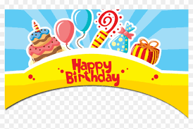happy birthday wishes frame clipart