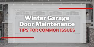 winter garage door maintenance