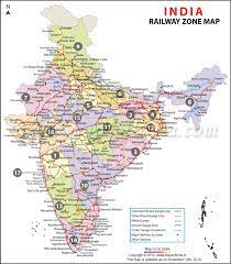 india railway zonal map indian railway