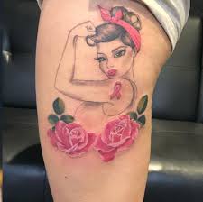 Talk to the tattoo artist to get a flower design that you like. 14 Incredibly Inspiring Breast Cancer Tattoos Breast Cancer Body Art