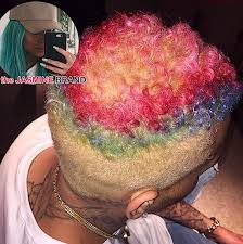 It is a dominant genetic trait. Taste The Rainbow Chris Brown Kylie Jenner Debut Colorful Hair Photos Thejasminebrand