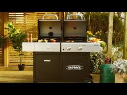 outback dual fuel 2 burner gas and