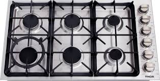 Gas Cooktop With 6 Sealed Burners