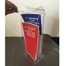 Outdoor Tri Fold Brochure Holder With 2
