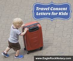 child travel consent letters for minors