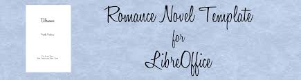 Romance Novel Template For Libreoffice John Osterhout
