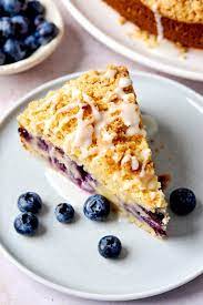 Easy Lemon Blueberry Ricotta Cake gambar png