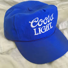 Blue Coors Light Hat Cap Beer Vintage Depop