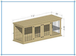 double dog kennel diy plans build