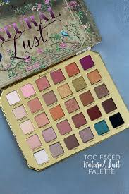 too faced natural palette