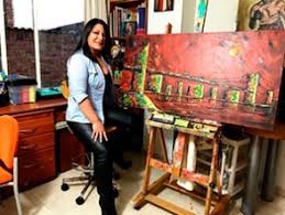 Obras de Pintores Colombianos. Biografía de Diana Francia