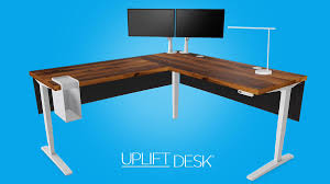 The advertised height range of the uplift desk is 24.5 to 50.25. Uplift Desk On Twitter We Offer Custom Solutions The Uplift V2 L Shaped Special Order Solid Wood Standing Desk Can Be Customized Just For You Https T Co Vujxb7hnnh Https T Co Wnwsaizilb