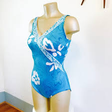 Bombshell Swimsuit 60s One Piece Roxanne Swimsuit 60s Bathing Suit 60 Swimsuit Tropical Tiki Print 1960s Swimwear Onepiece Swimmers