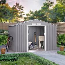 9x6 billyoh ranger apex metal shed with