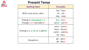 simple present tense exles formula
