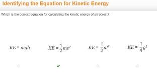 kinetic energy of an object