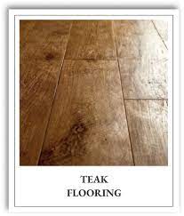reclaimed teak for flooring and walls