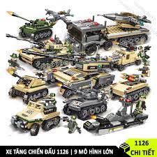 Đồ chơi Lego Xe Tăng XT1126 Chi Tiết / Xe Bọc Thép / Máy Bay Quân Sự / Tàu  Chiến