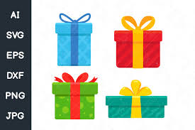 Christmas Gift Box Graphic By Crstocker Creative Fabrica