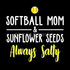 Softball Mom And Sunflower Seeds Always Salty Soft Unisex