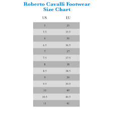 Roberto Cavalli Shoes Size Chart Best Picture Of Chart