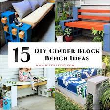 15 Easy Diy Cinder Block Bench Ideas